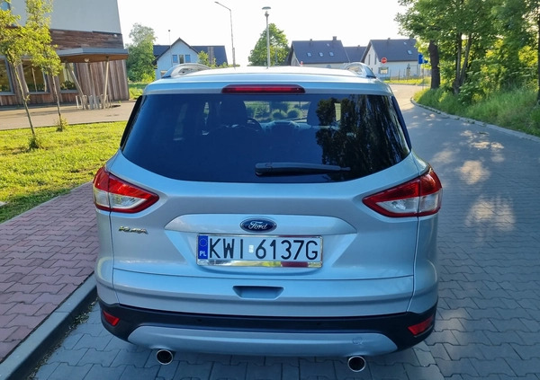 Ford Kuga cena 63900 przebieg: 86200, rok produkcji 2016 z Niepołomice małe 631